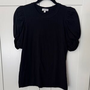 A.L.C. Women's Black Short Sleeve Top